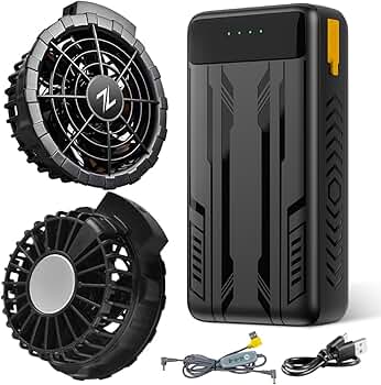 冷却ファンセット 24V バッテリー付き Amazon.co.jp: 半導体急速冷却 ファンバッテリーセット 世界初 空調